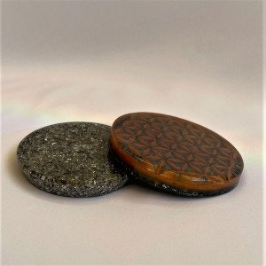 Orgonite coasters