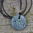 Precious sea blue orgonite pendant 1