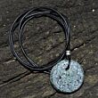 Precious sea blue orgonite pendant 2