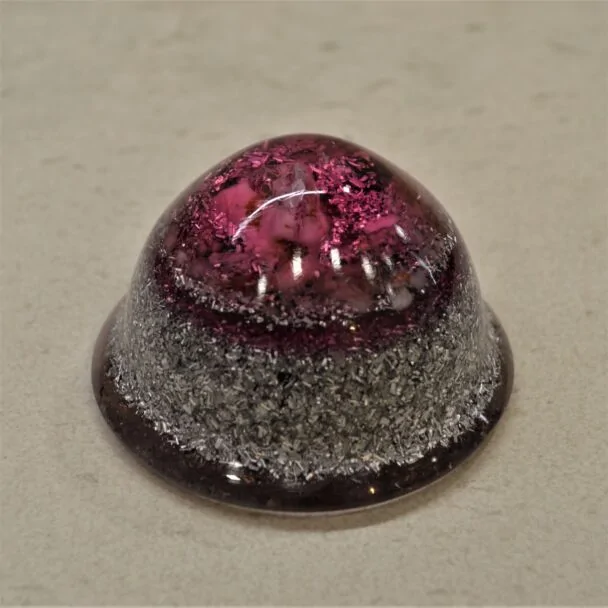 Spherical cone orgonite pink
